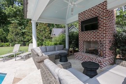 Outdoor Fireplace Shelter EHI 001