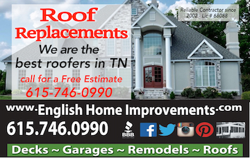 Roof Replacements Nashville TN
